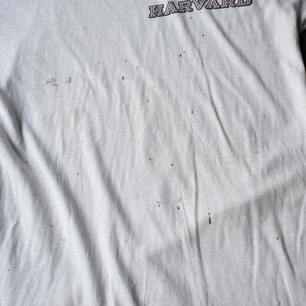 60's Champion “HARVARD” 染み込み リンガーTシャツ USA製 240528H