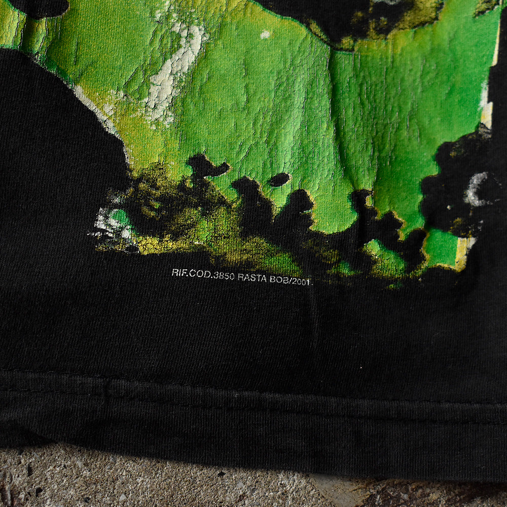 Y2K BOB MARLEY オーバープリントTシャツ Euro製 240813H