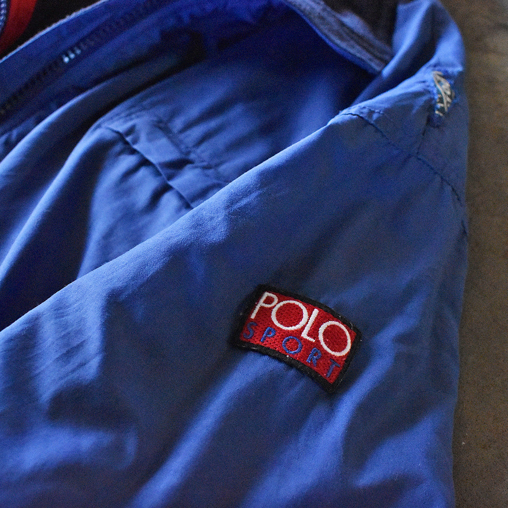 90's Polo Ralph Lauren “POLO SPORT” フリースライナー シェルジャケット 240128