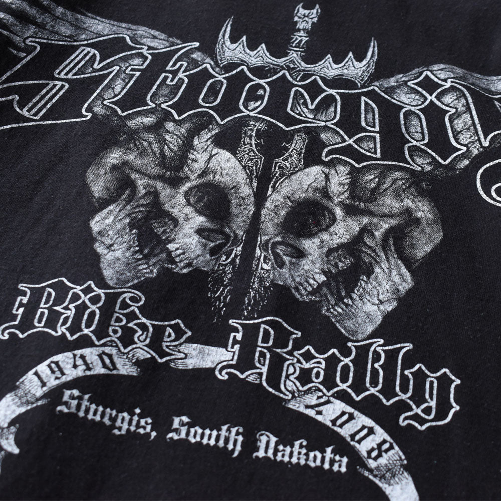 Y2K “STURGIS BIKE RALLY” 両面プリント バイクTシャツ 250427
