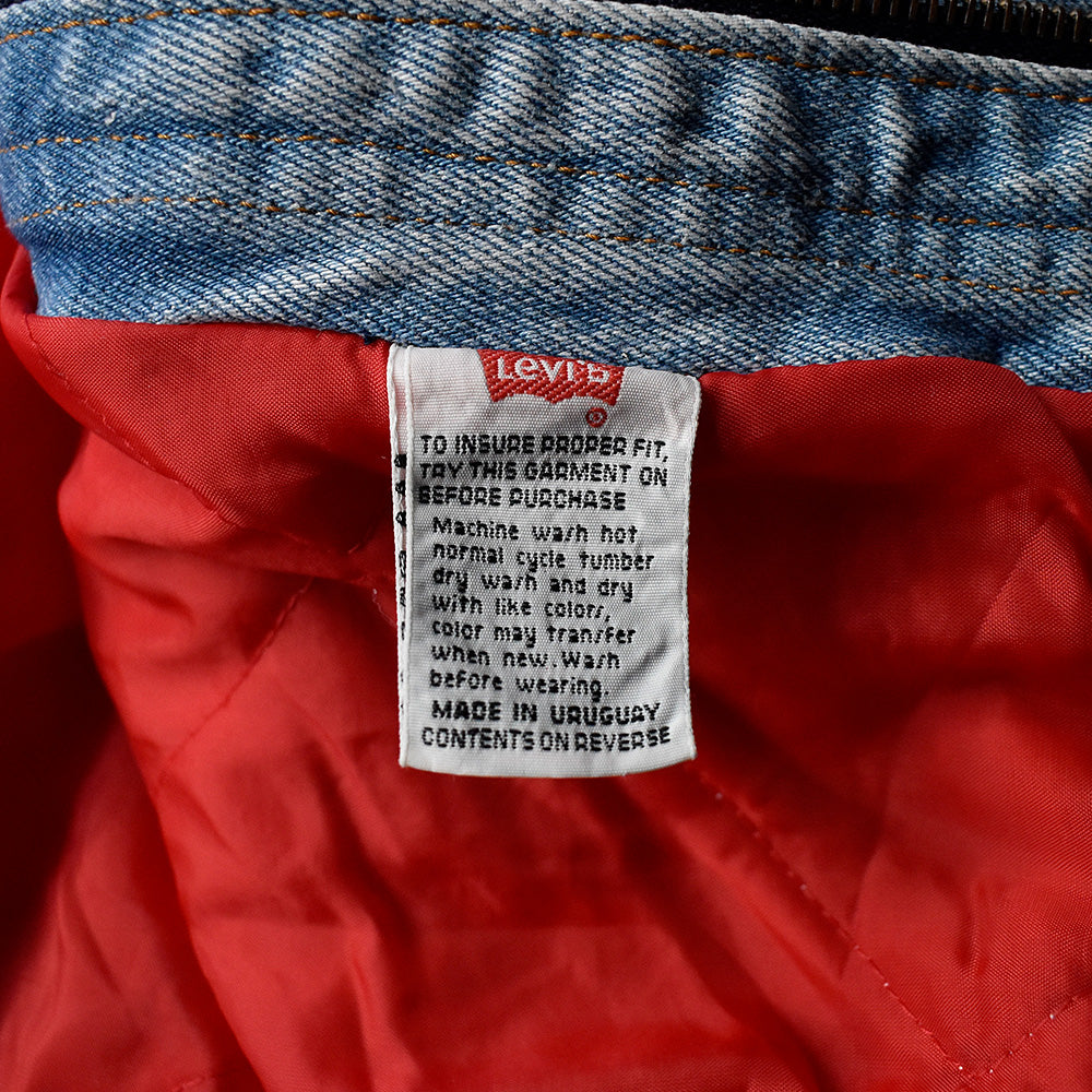 90's レア！ Levi's “Silver Tab” 75470-0591 チンストラップ付き デニムジャケット 240113H
