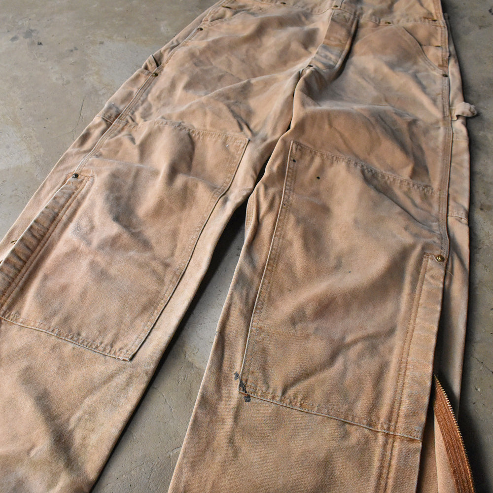Y2K Carhartt ダブルニー！ サイドジップ ダック オーバーオール USA製 240521