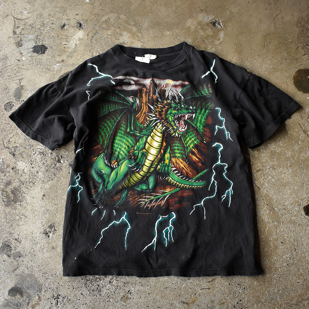 90’s AMERICAN THUNDER “Dragon” Tシャツ 250724H