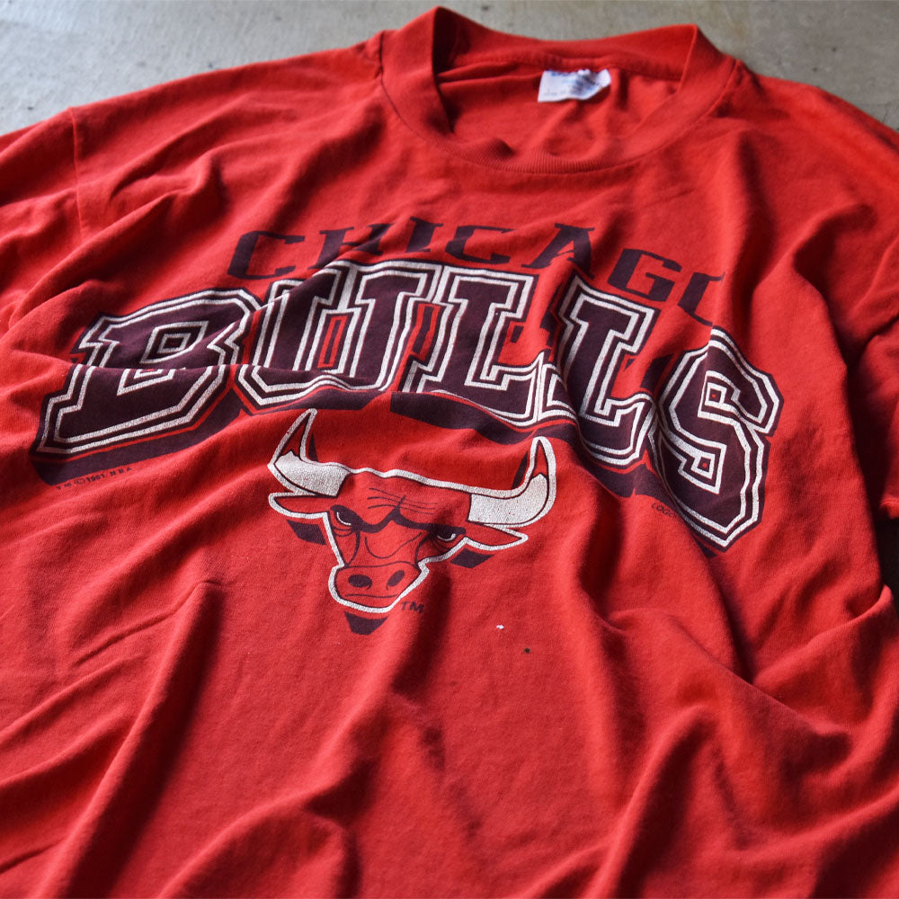 90's　NBA Chicago Bulls/シカゴ・ブルズ ロゴTシャツ　USA製　230812
