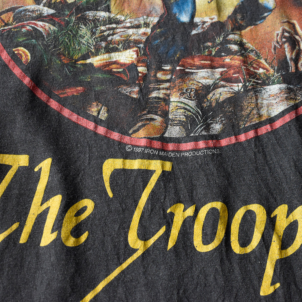 90's Iron Maiden “The Trooper” カットオフ ロック Tシャツ 250804H