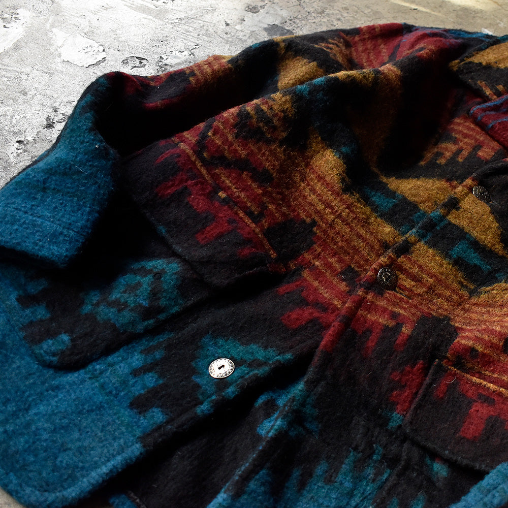 90's Woolrich ネイティブ柄 ウールジャケット USA製 231125H