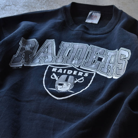 90’s LOGO7 ”NFL Raiders” スウェット 231228