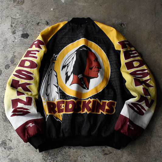 90's Chalk Line NFL “Washington Redskins” ナイロンアワードジャケット USA製 230929