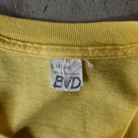 70's BVD 無地 ポケット Tシャツ USA製 220715H