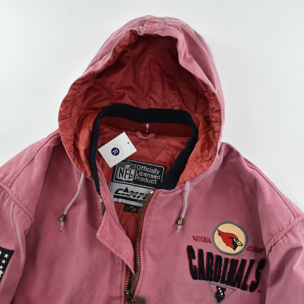 90’s Campri TEAM LINE NFL "Phoenix Cardinals" フェード フード付き ジャケット 261023H