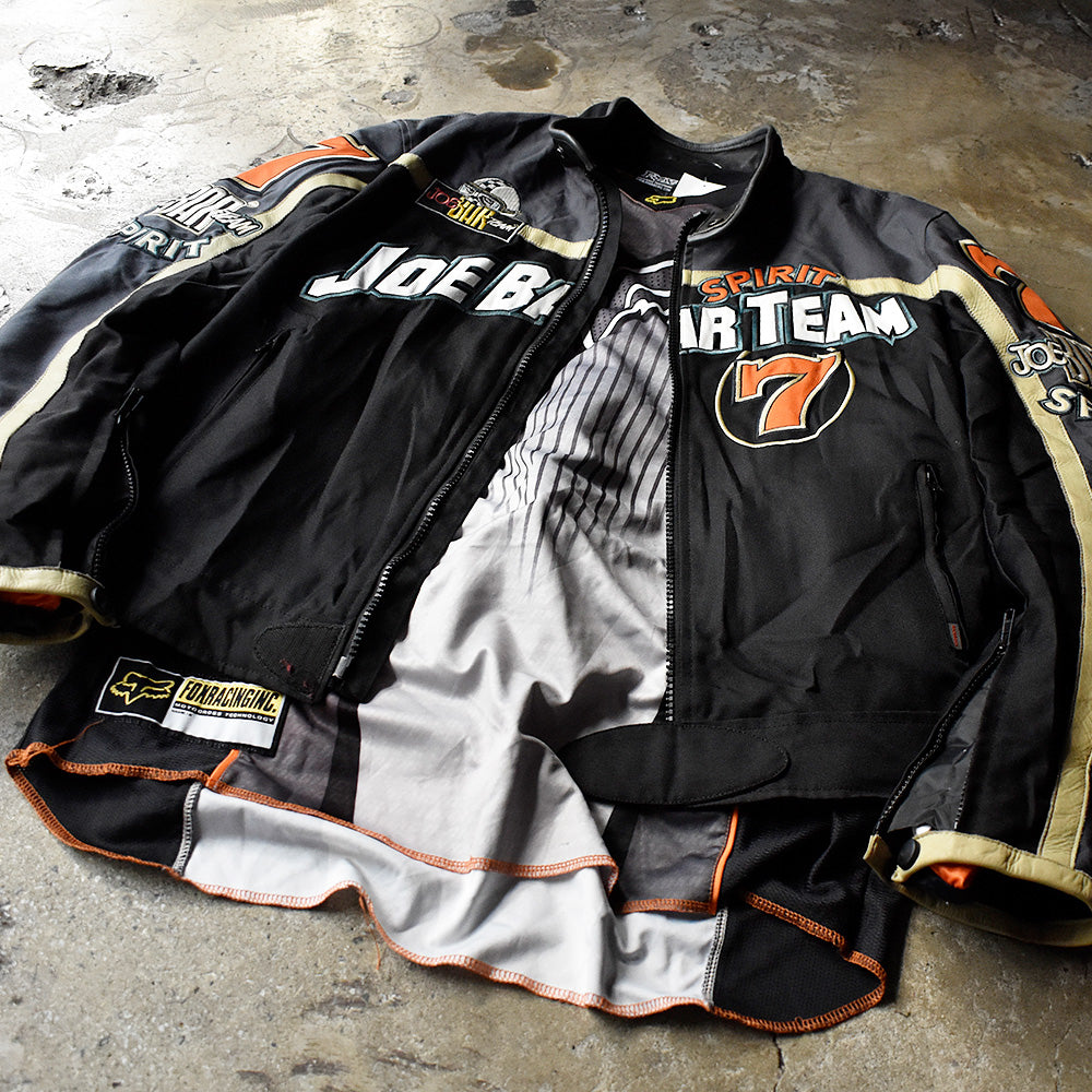JOE BAR TEAM レーシングジャケット 90年代〜2000年代 ブラック グレー ヴィンテージ