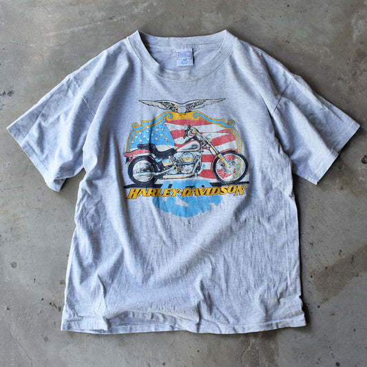 90’s Harley-Davidson 星条旗&イーグル バイク Tシャツ USA製 240723H