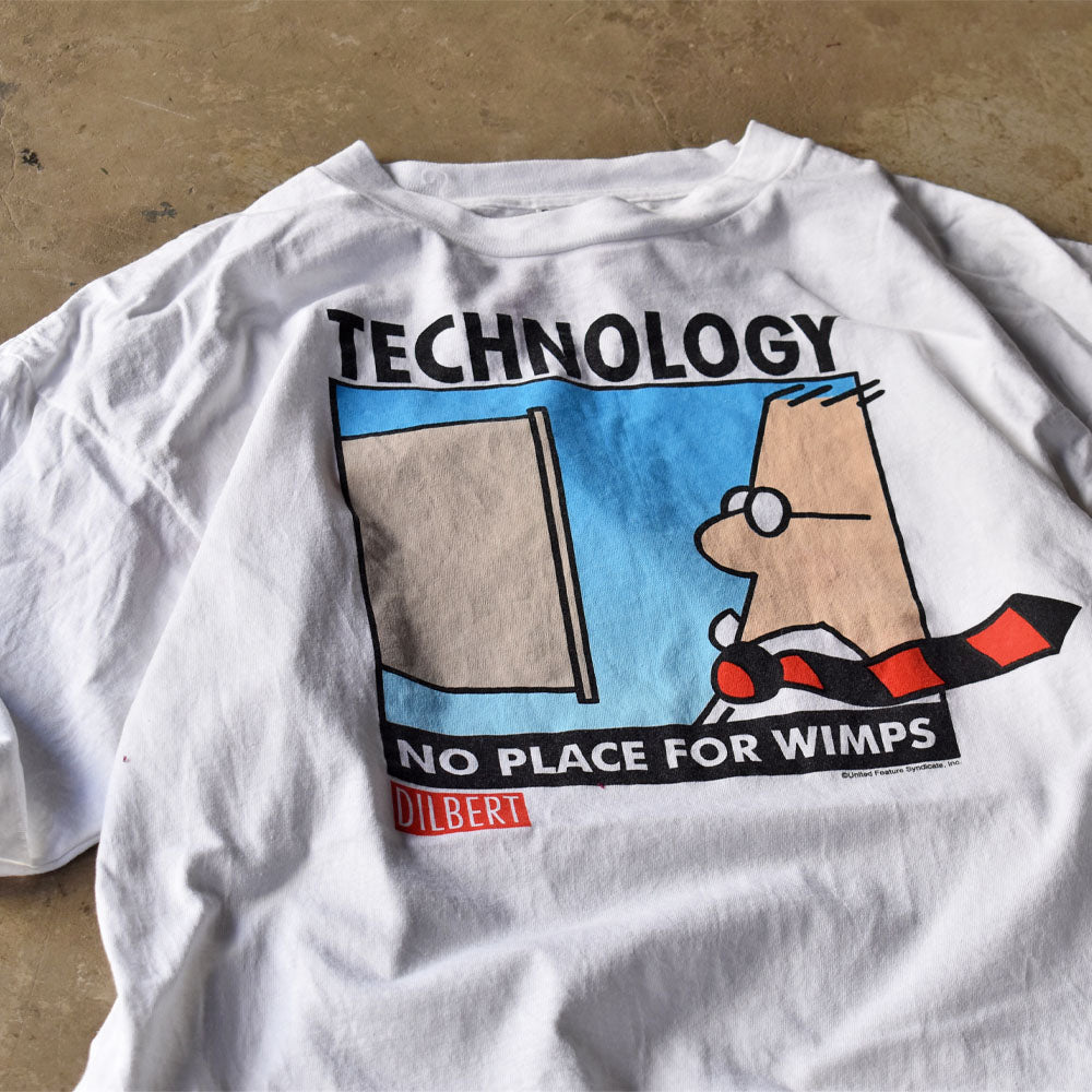 ディルバート NO PLACE FOR WIMPS コミックTシャツ 90年代 ヴィンテージ