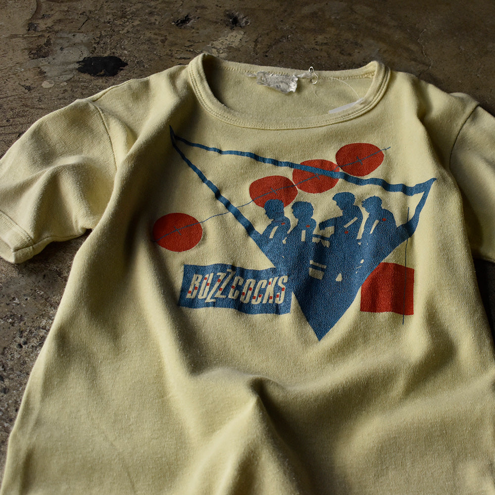 70's Buzzcocks “A Different Kind Of Tension” Tシャツ Euro製 “Couleurshirt掲載” 231002H