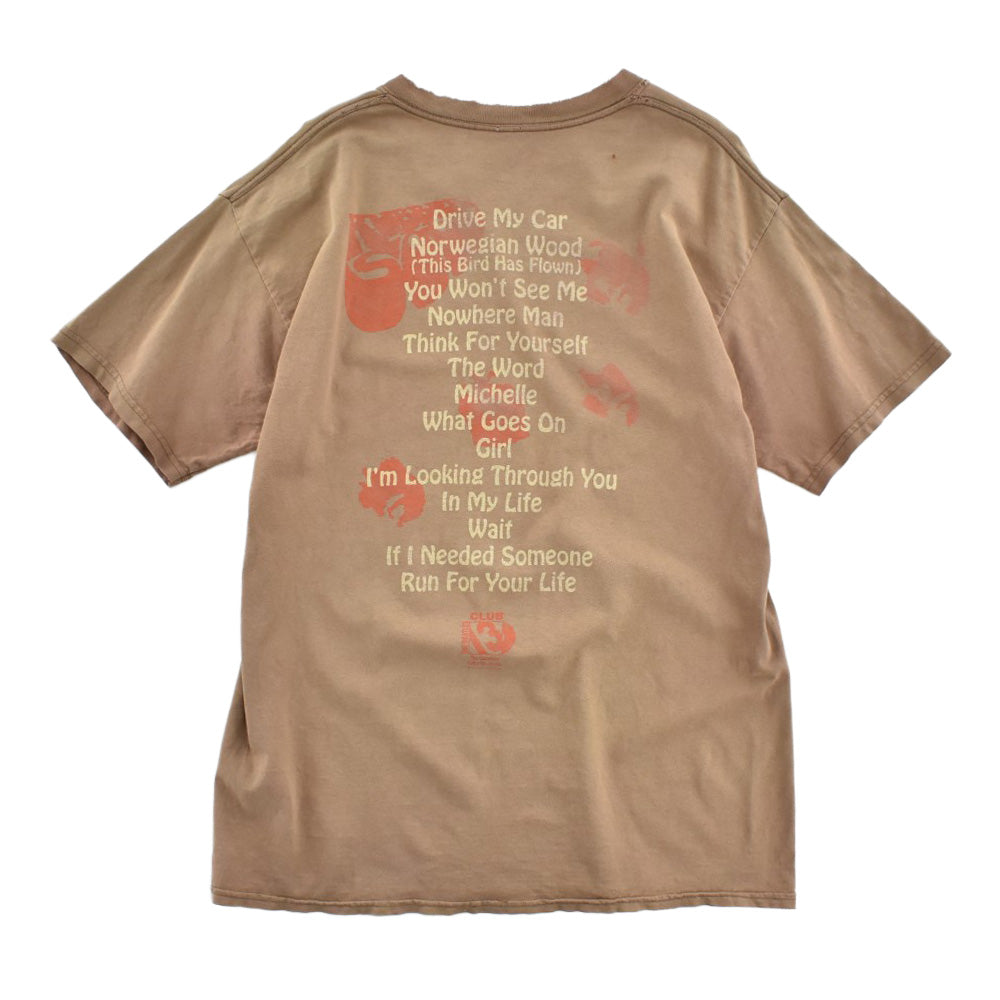 90's The Beatles "Rubber Soul" 鬼フェード ロックTシャツ 260728H