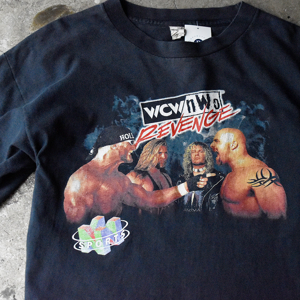 ニンテンドー64 WCW/nWo Revenge ゲームTシャツ 1998年 ヴィンテージ