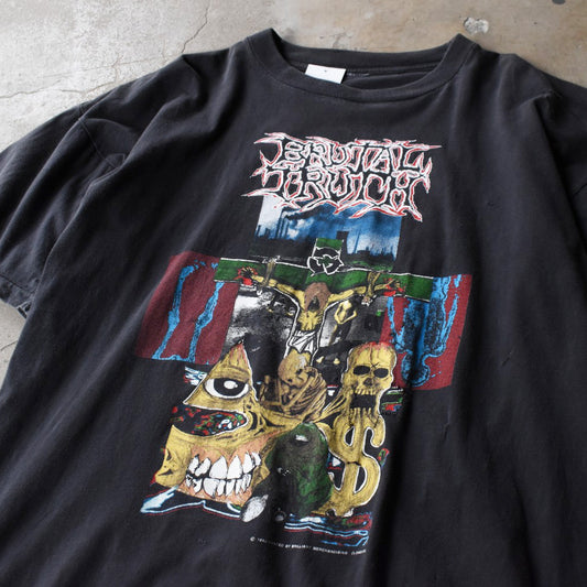 ’92 Brutal Truth “Extreme Conditions” ロックTシャツ 251118H