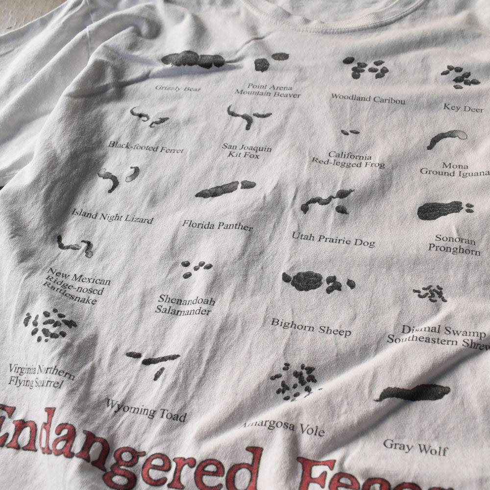 90’s  “Endangered Feces” ジョーク Tシャツ 250912H