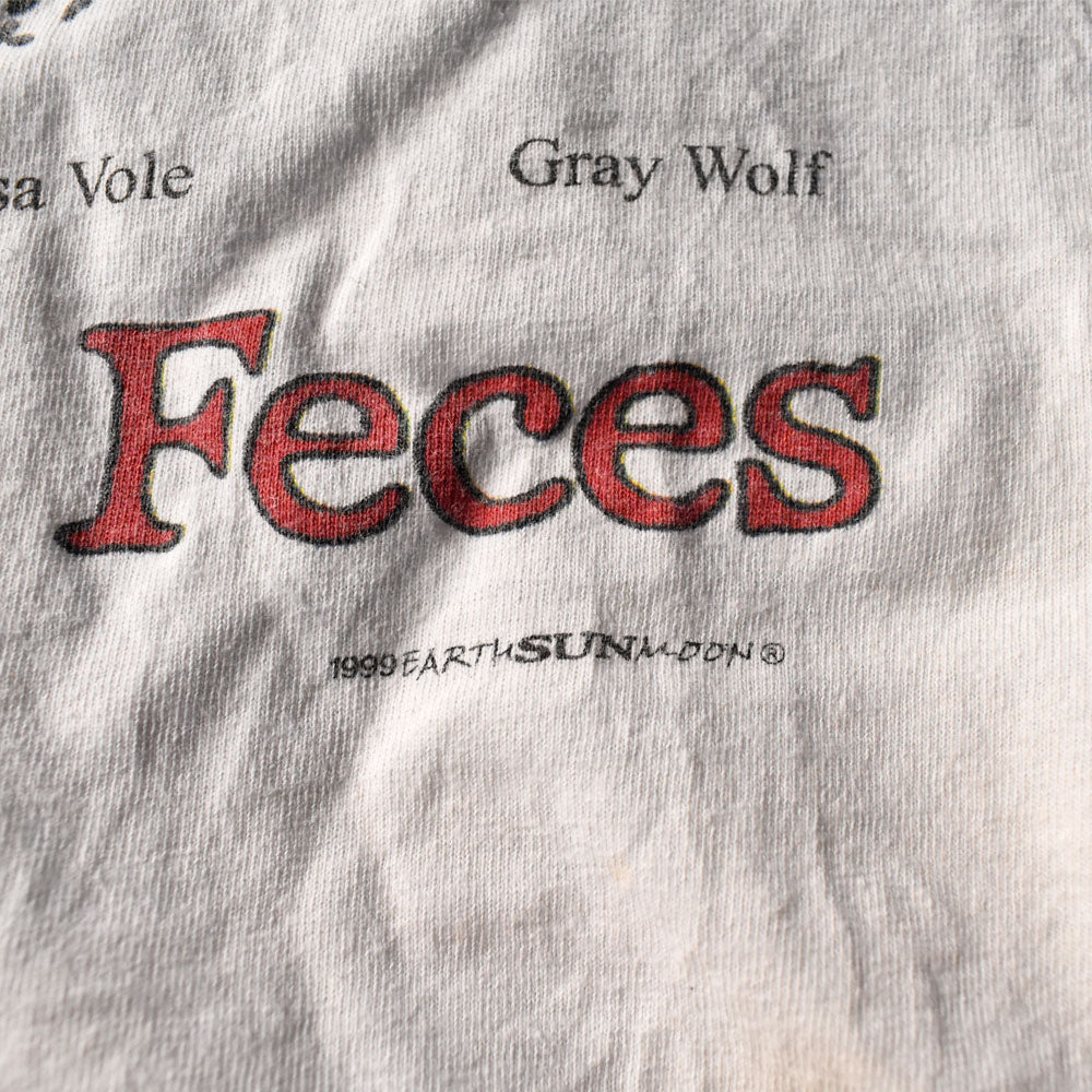 90’s  “Endangered Feces” ジョーク Tシャツ 250912H