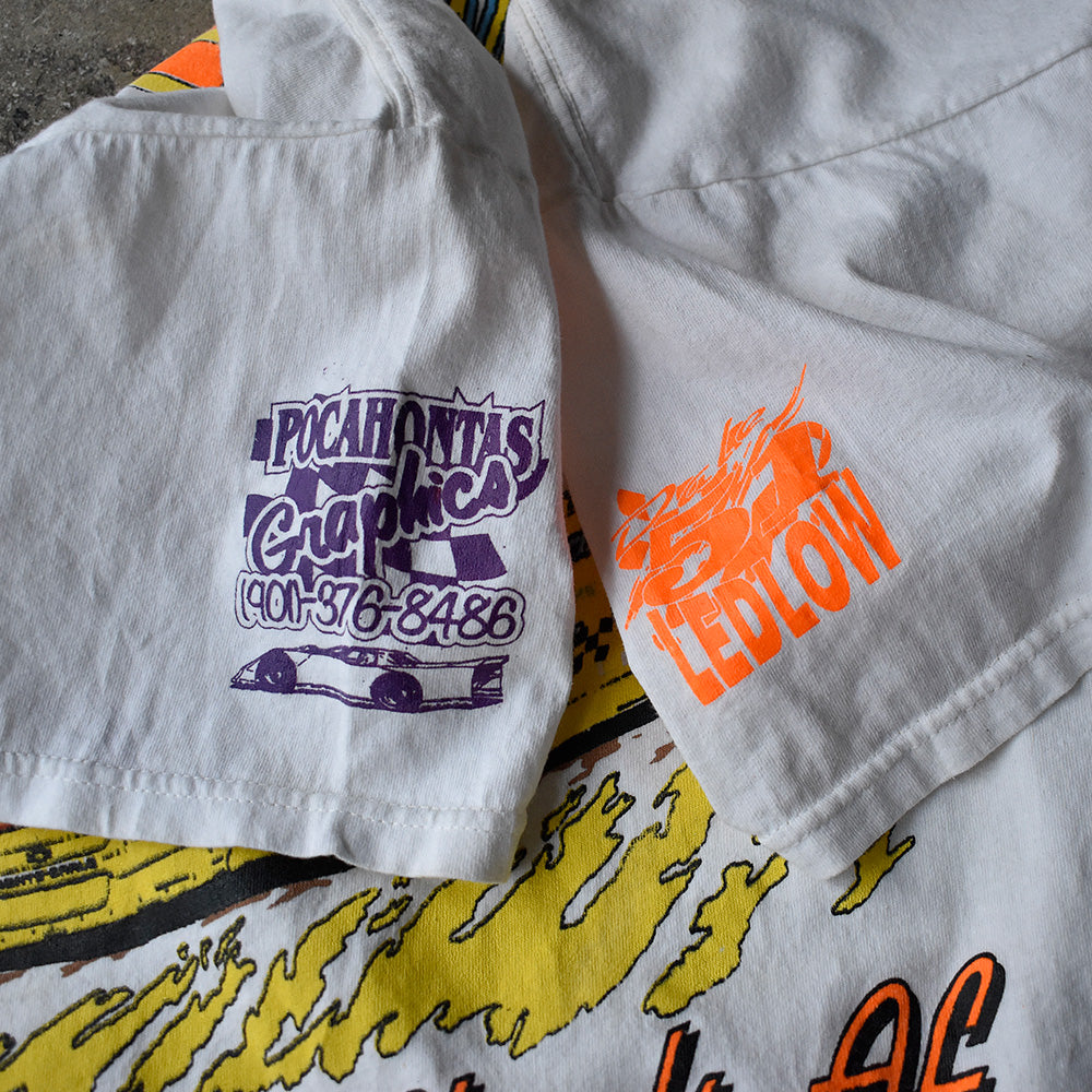 90's マルチプリント！ Racing Tシャツ 240716H
