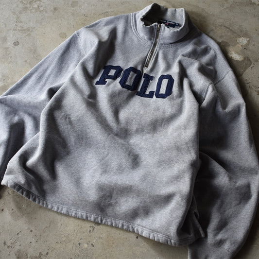 90’s POLO SPORT RALPH LAUREN XXLサイズ! ハーフジップスウェット 231020