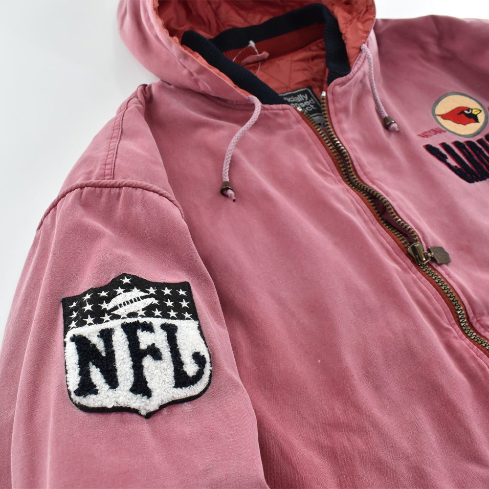 90’s Campri TEAM LINE NFL "Phoenix Cardinals" フェード フード付き ジャケット 261023H