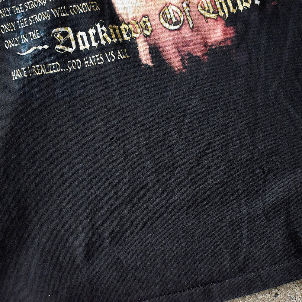 Y2K Slayer “God Hate Us All“ Darkness Of Christ Tour Tシャツ 240410H