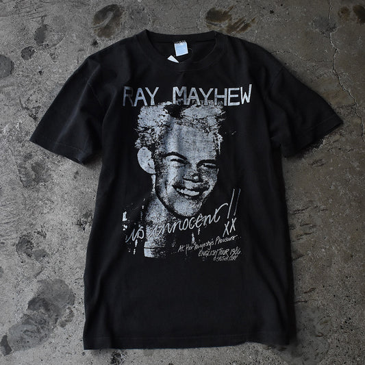 80's RAY MAYHEW "ENGLISH Tour 1986" ロック Tシャツ 写真集"Noirshirt"掲載 230722HYY