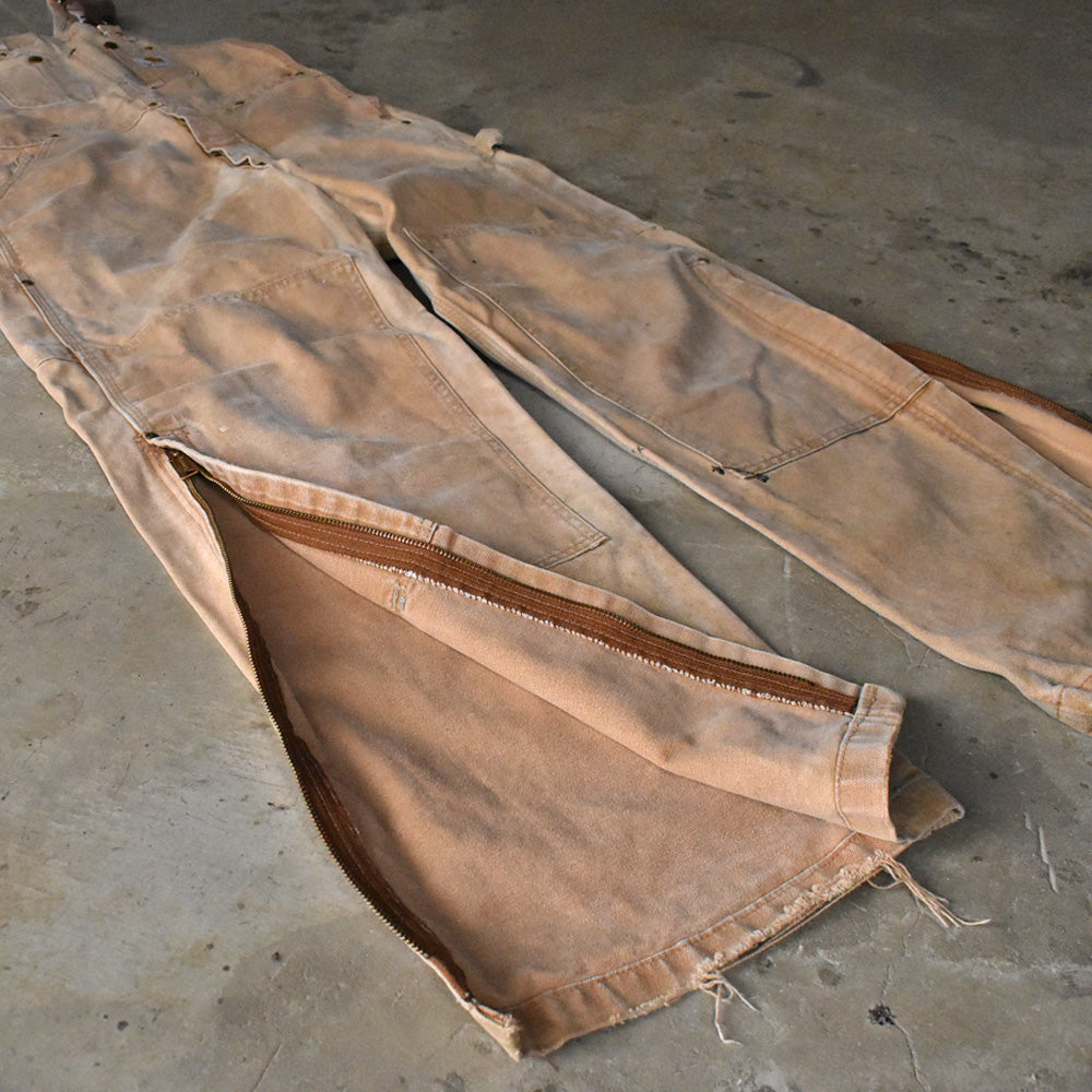 Y2K Carhartt ダブルニー！ サイドジップ ダック オーバーオール USA製 240521