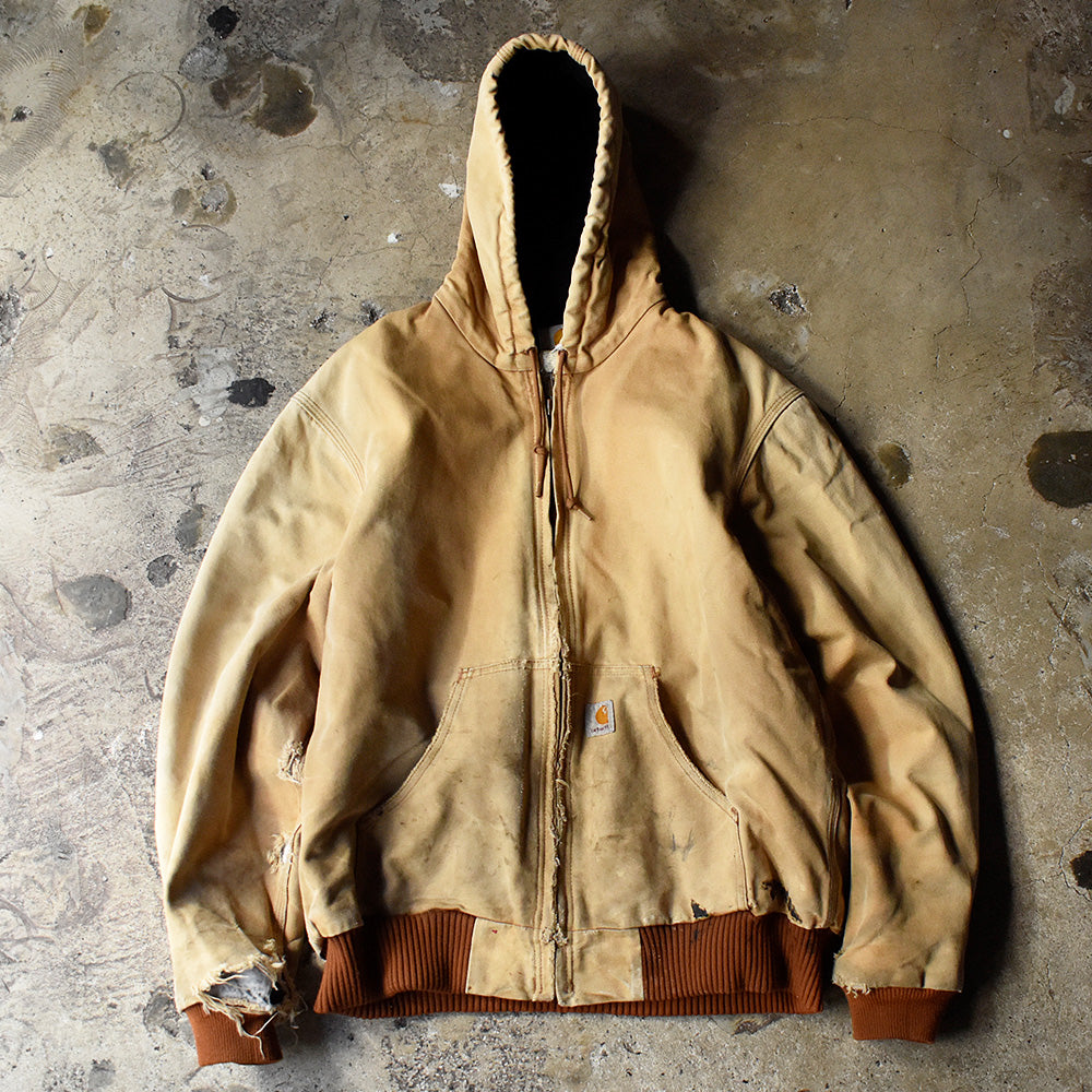 Y2K ダメージ！ Carhartt アクティブパーカー キルティングライナー 240124H