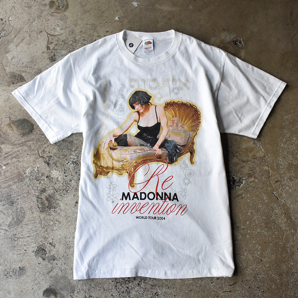 マドンナ Re-Invention フォトグラフィック ワールドツアーTシャツ 2004年 デッドストック 古着