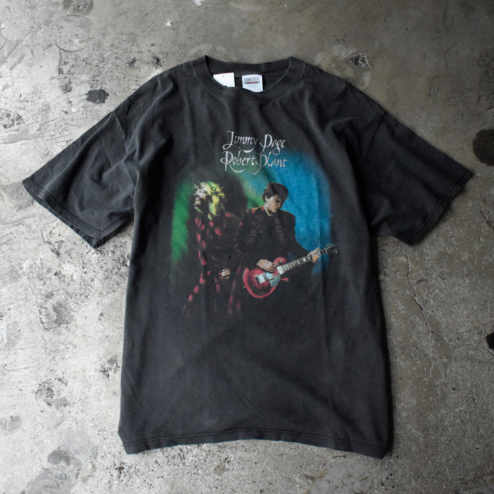 90's Jimmy Page & Robert Plant “Walking into Clarksdale” Tour Tシャツ 250612H