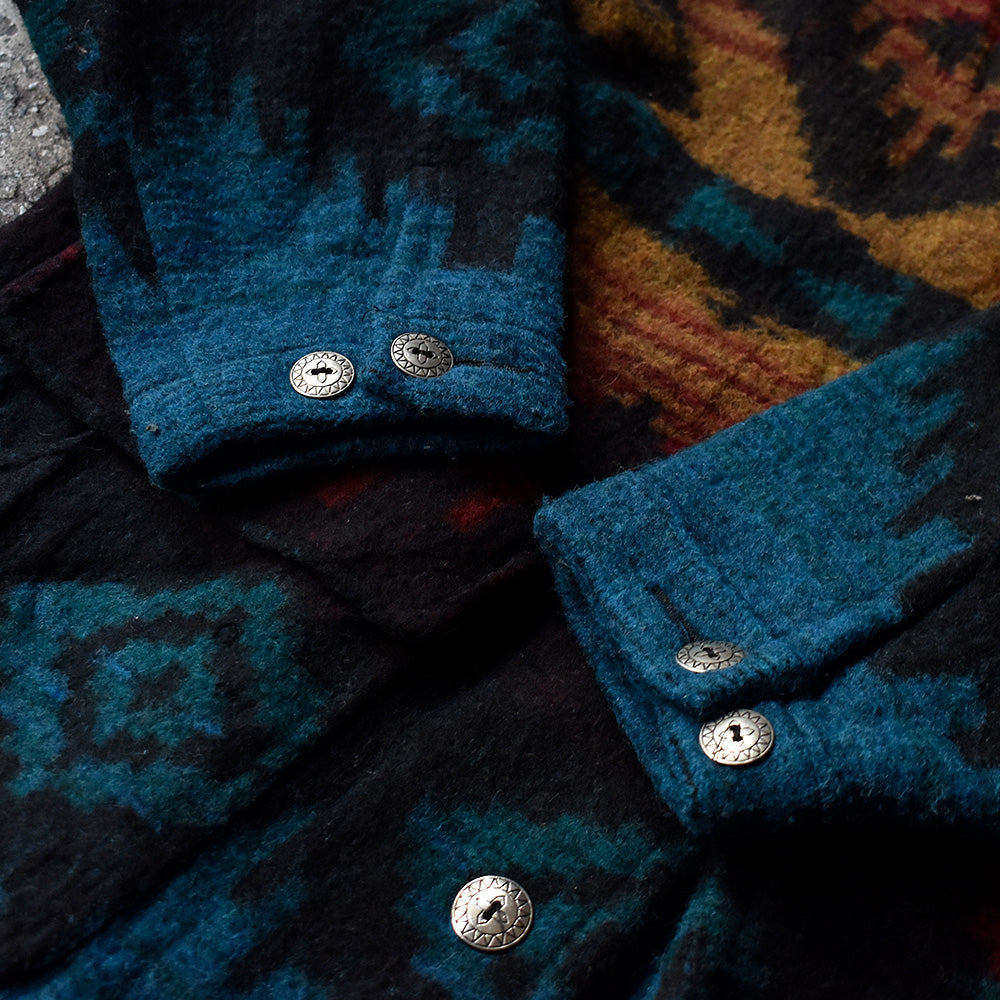 90's Woolrich ネイティブ柄 ウールジャケット USA製 231125H