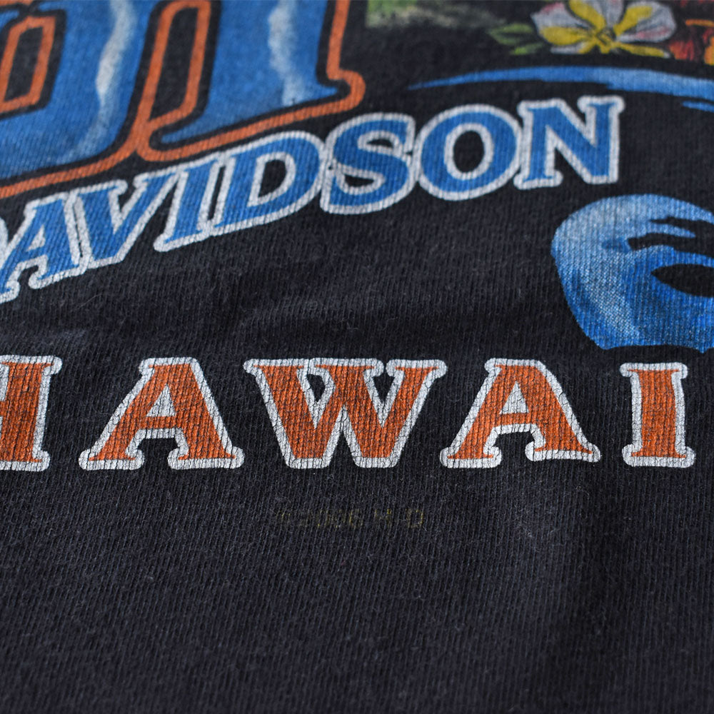 Y2K Harley-Davidson “HAWAII” 両面プリント Tシャツ USA製 240701