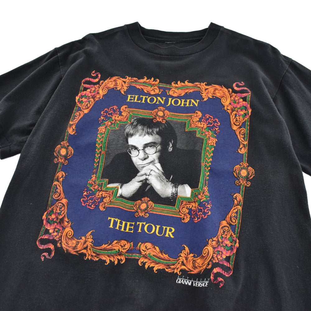 90's Elton John "THE TOUR 1992-1993" Gianni Versace ロックTシャツ 260721H