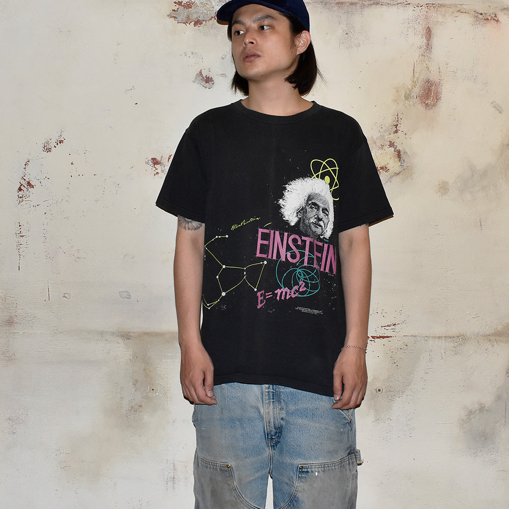 90's アルベルト・アインシュタイン “E＝mc2“ Tシャツ USA製 240619H