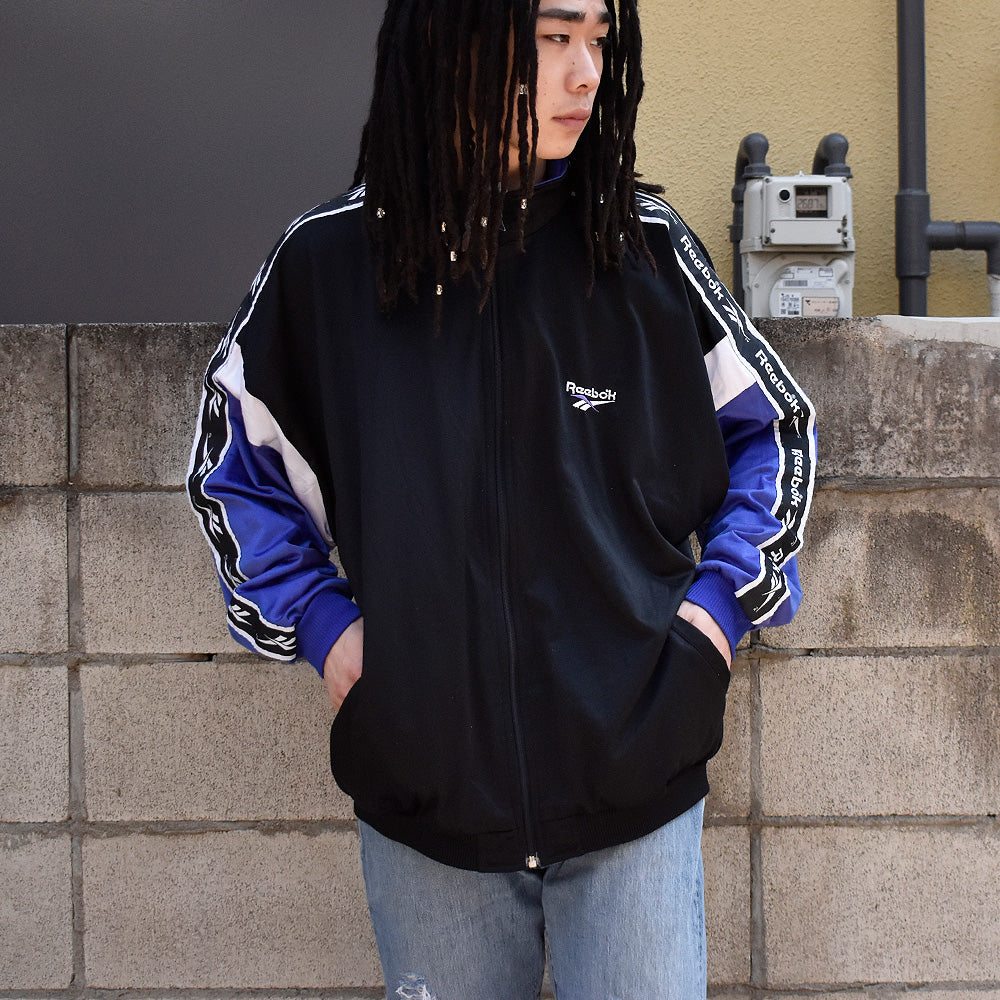 90's～ Reebok サイドロゴテープ！ トラックジャケット 240403H