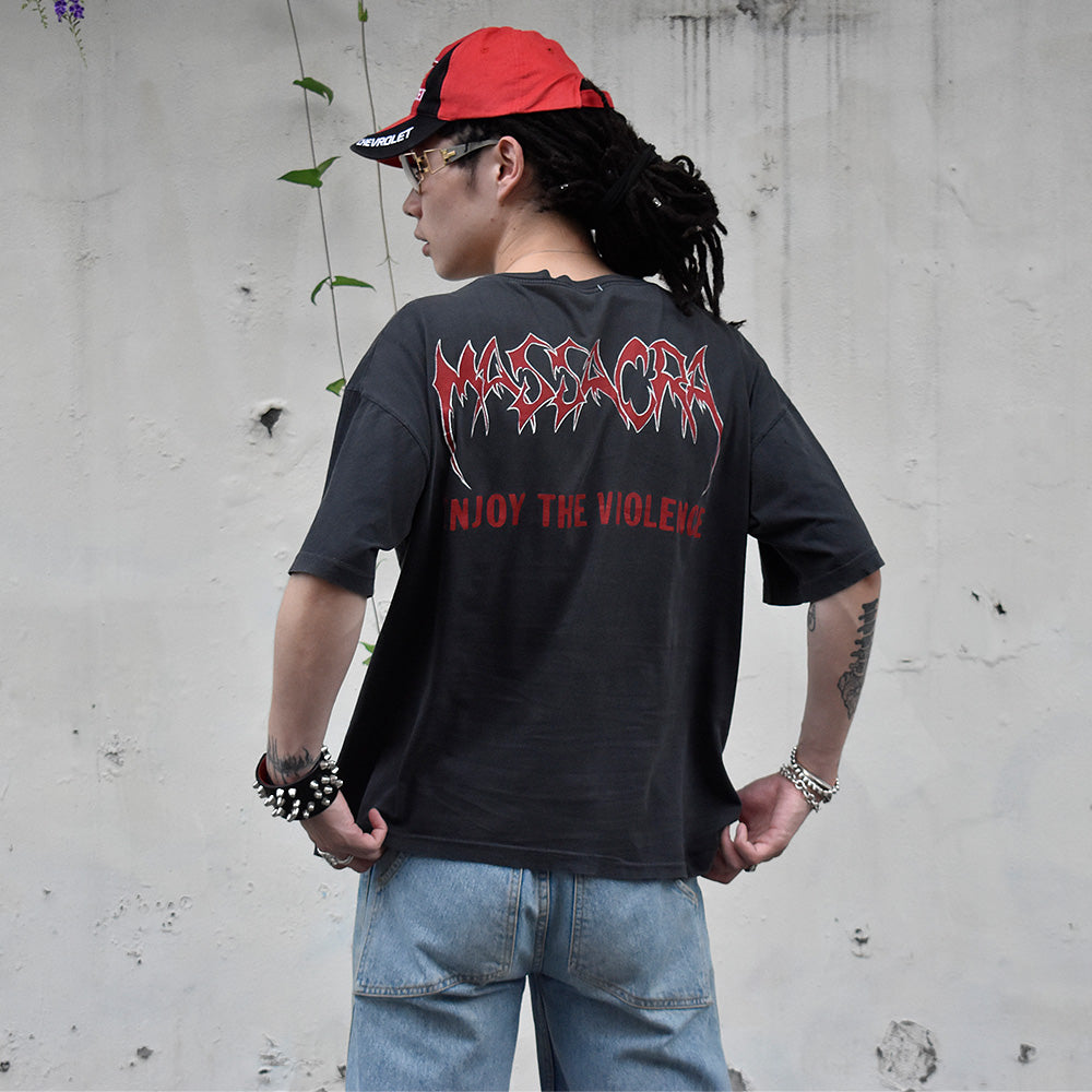 90's Massacra “Enjoy The Violence” Tシャツ 240705H