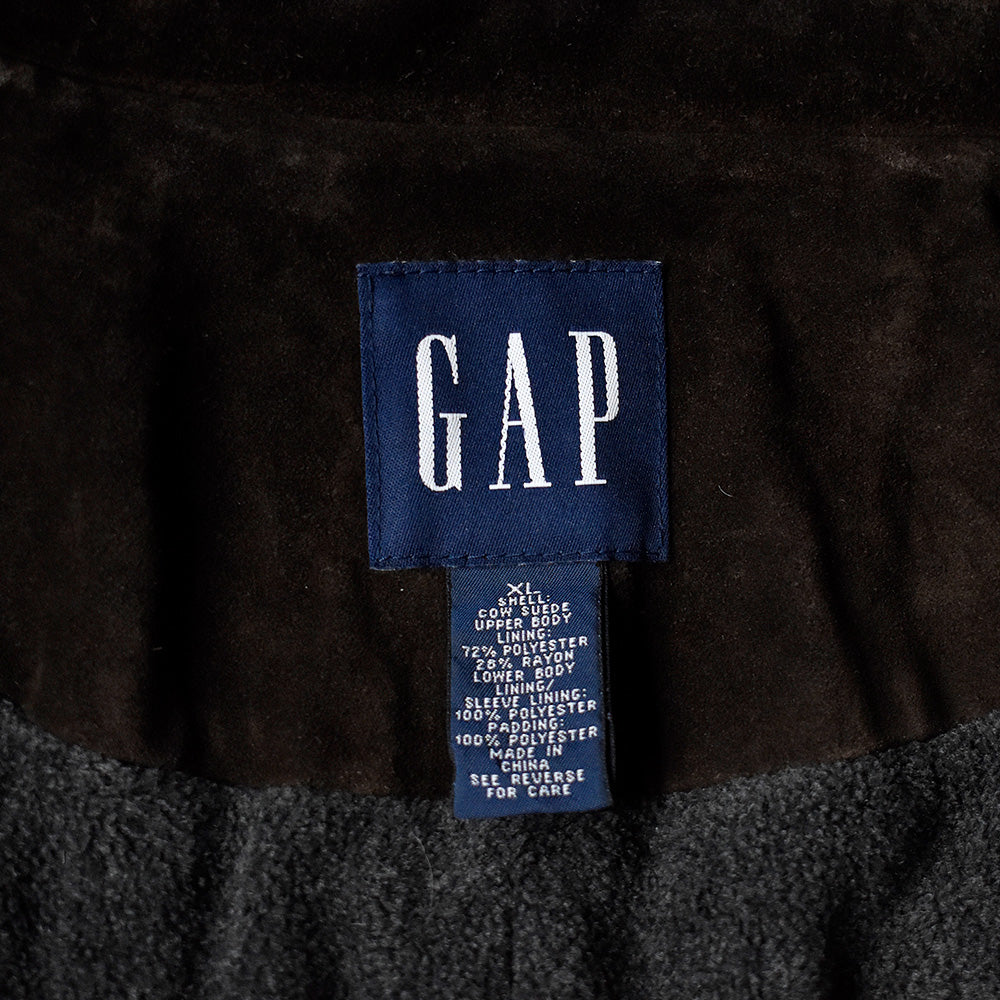 90's Old GAP スエードレザーコート 240213H