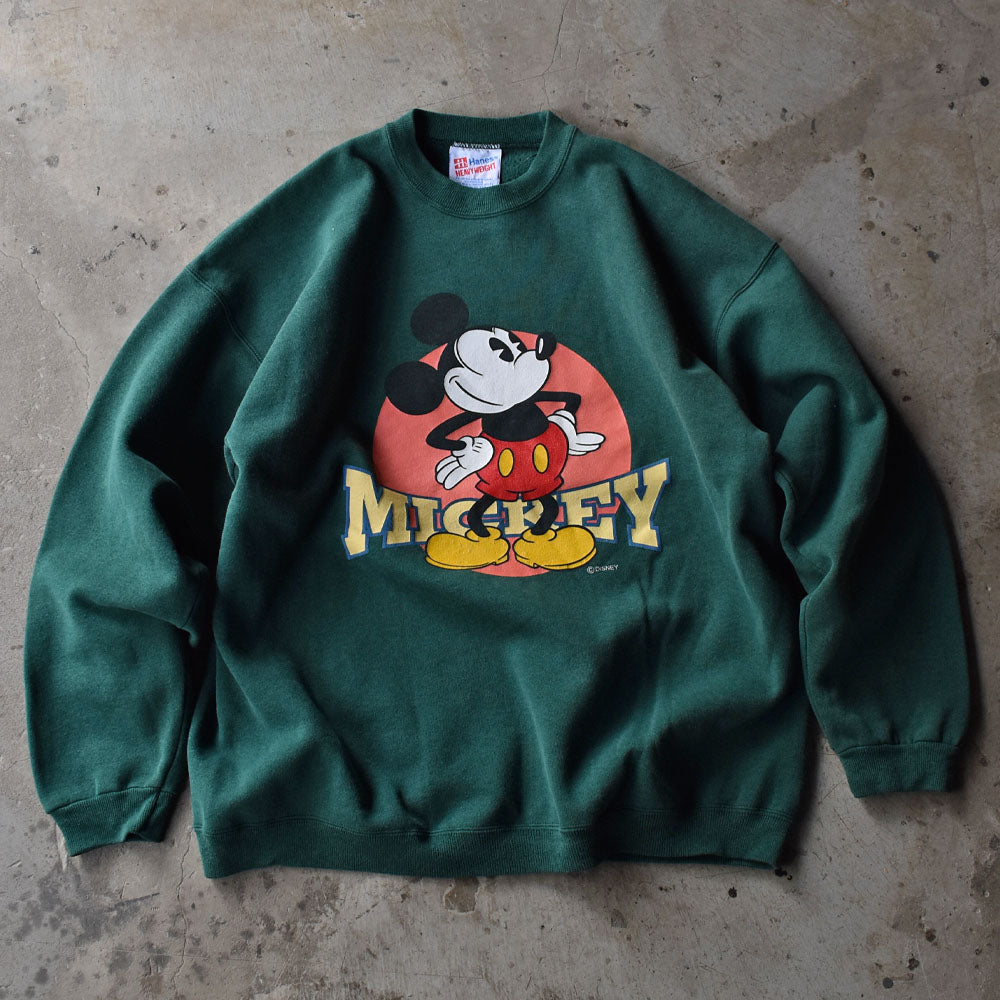90’s Disney “Mickey” スウェット USA製 231029
