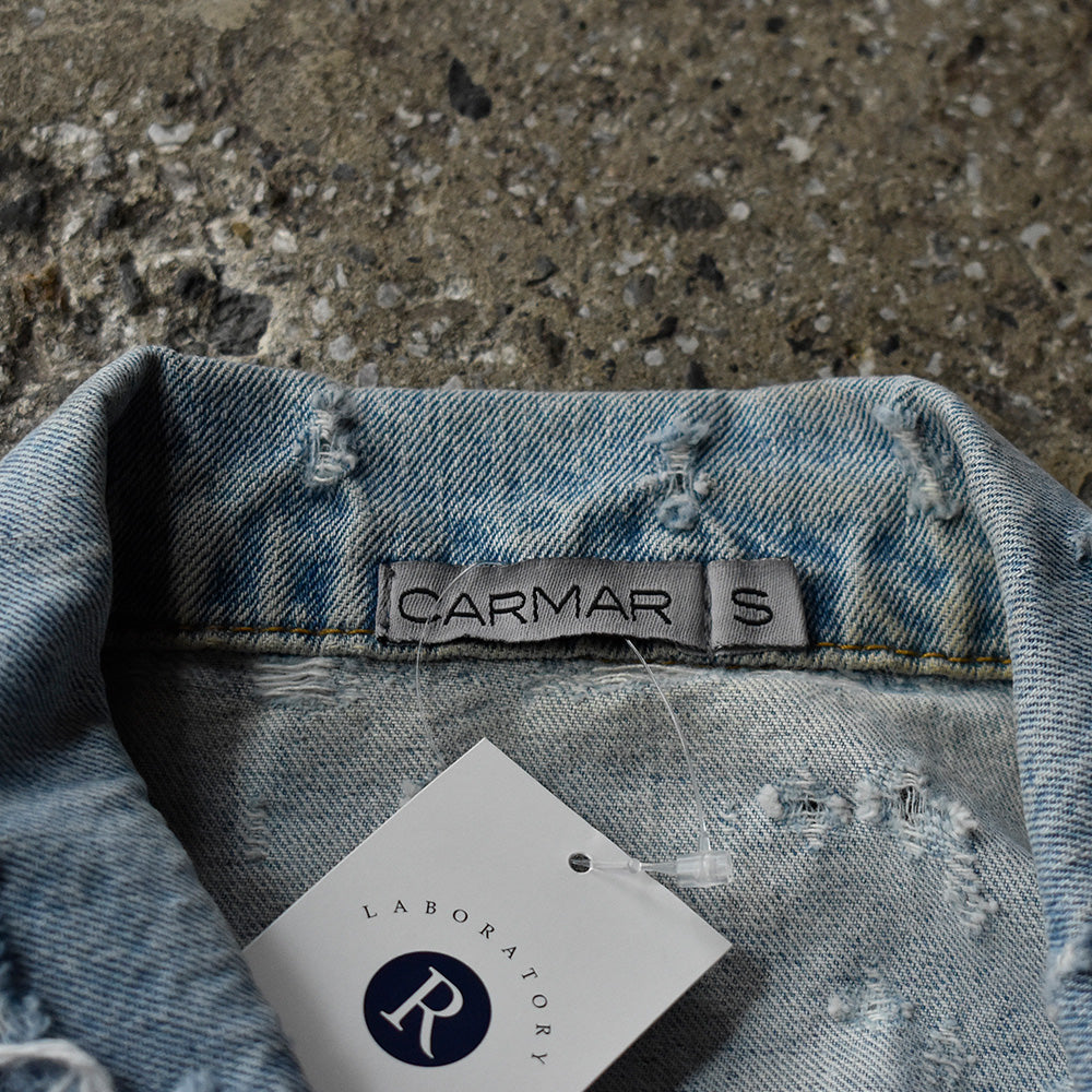 Y2K CARMAR Denim “Grunge×Punk“ ボロ！ デニムジャケット 250707H