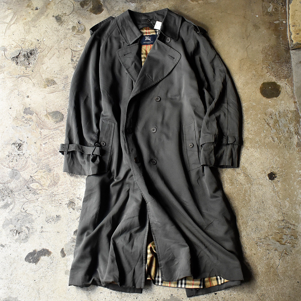 90's～ Burberry London キャメルヘア トレンチコート 240119