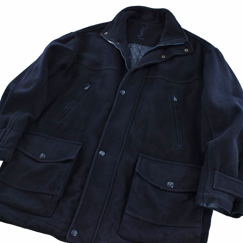 90's Yves Saint Laurent カシミア混 フィールドジャケット 260313H