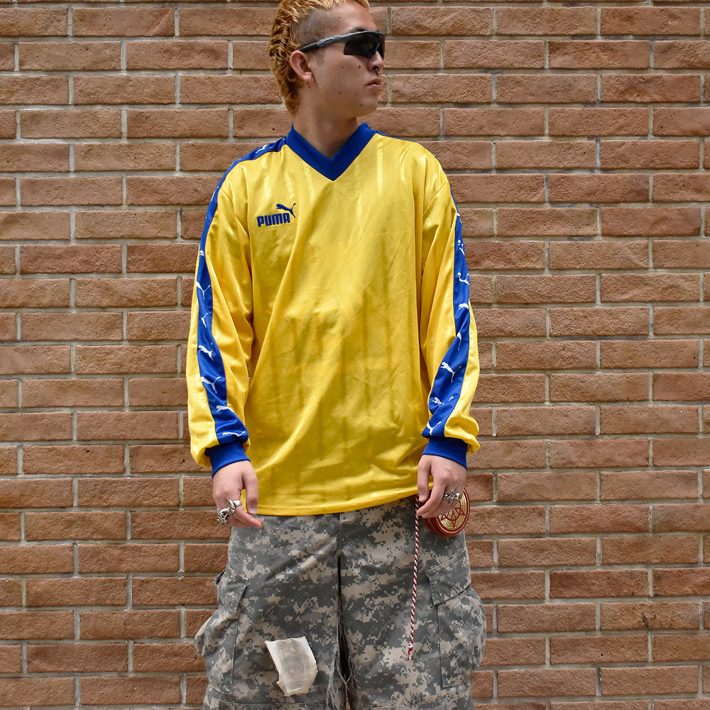 90's PUMA フットボール サッカーシャツ Euro製 250601H