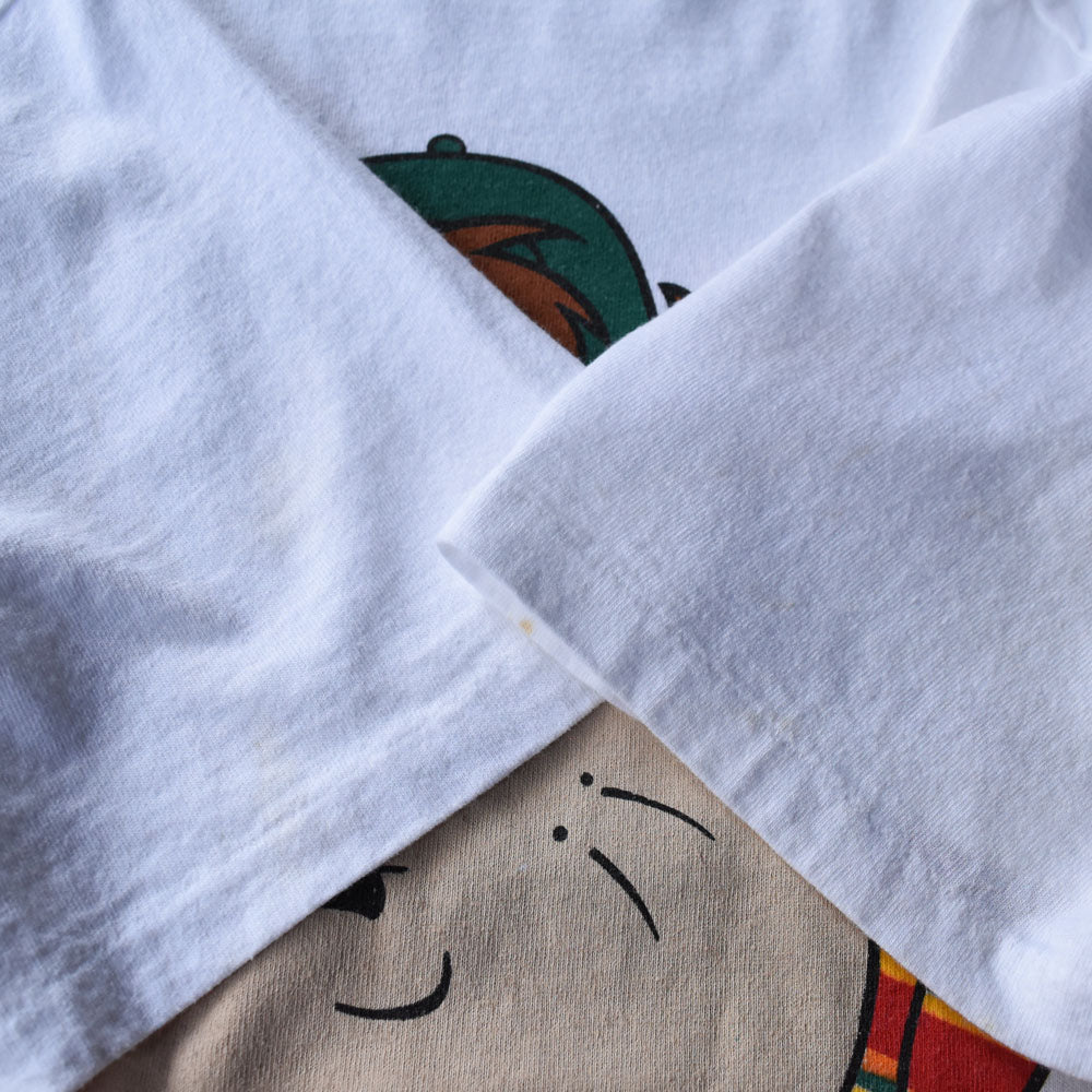 90’s Looney Tunes ”Tasmanian Devil” 両面プリント キャラクター Tシャツ 250616