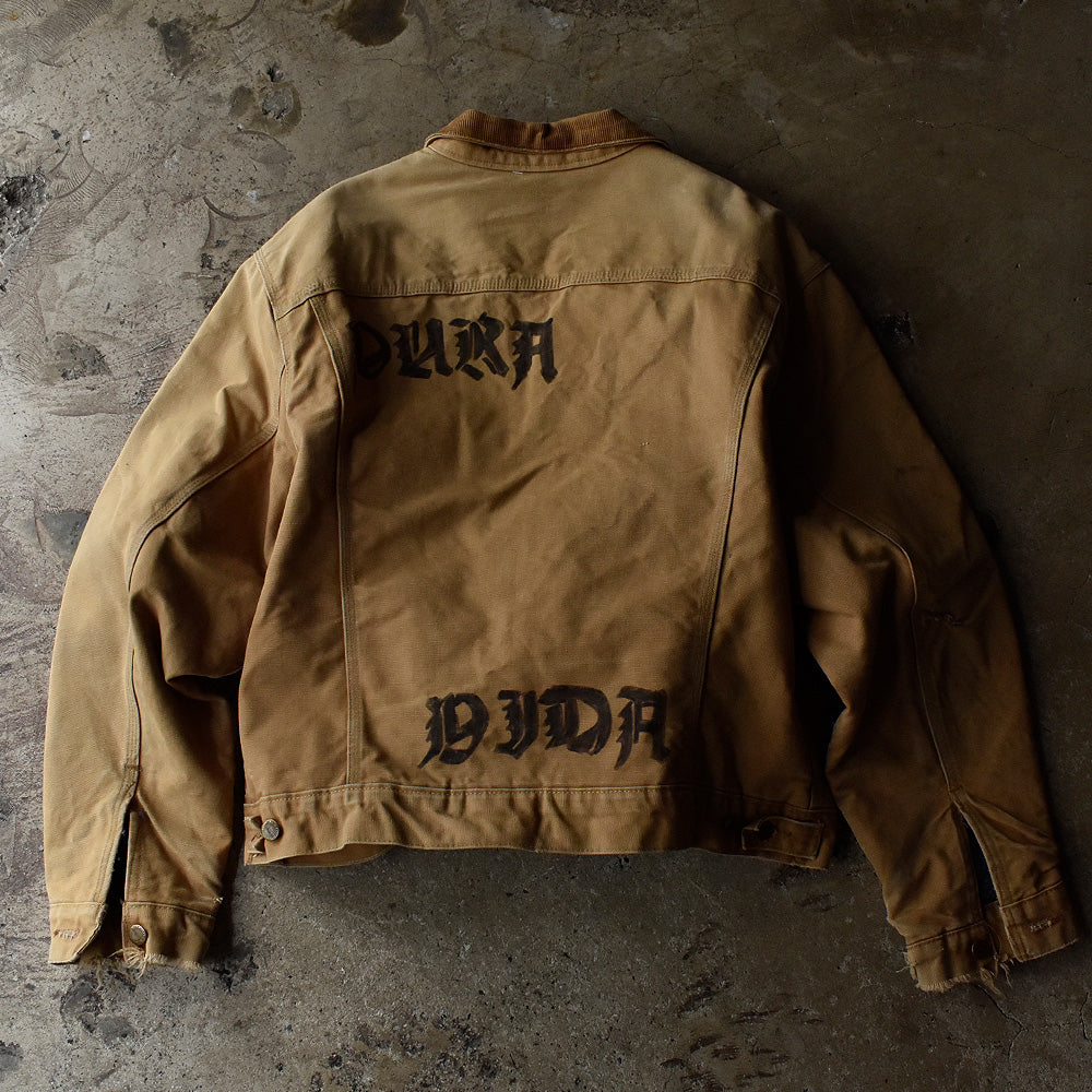 90's Carhartt ダック トラッカージャケット！ ブランケットライナー 231010H