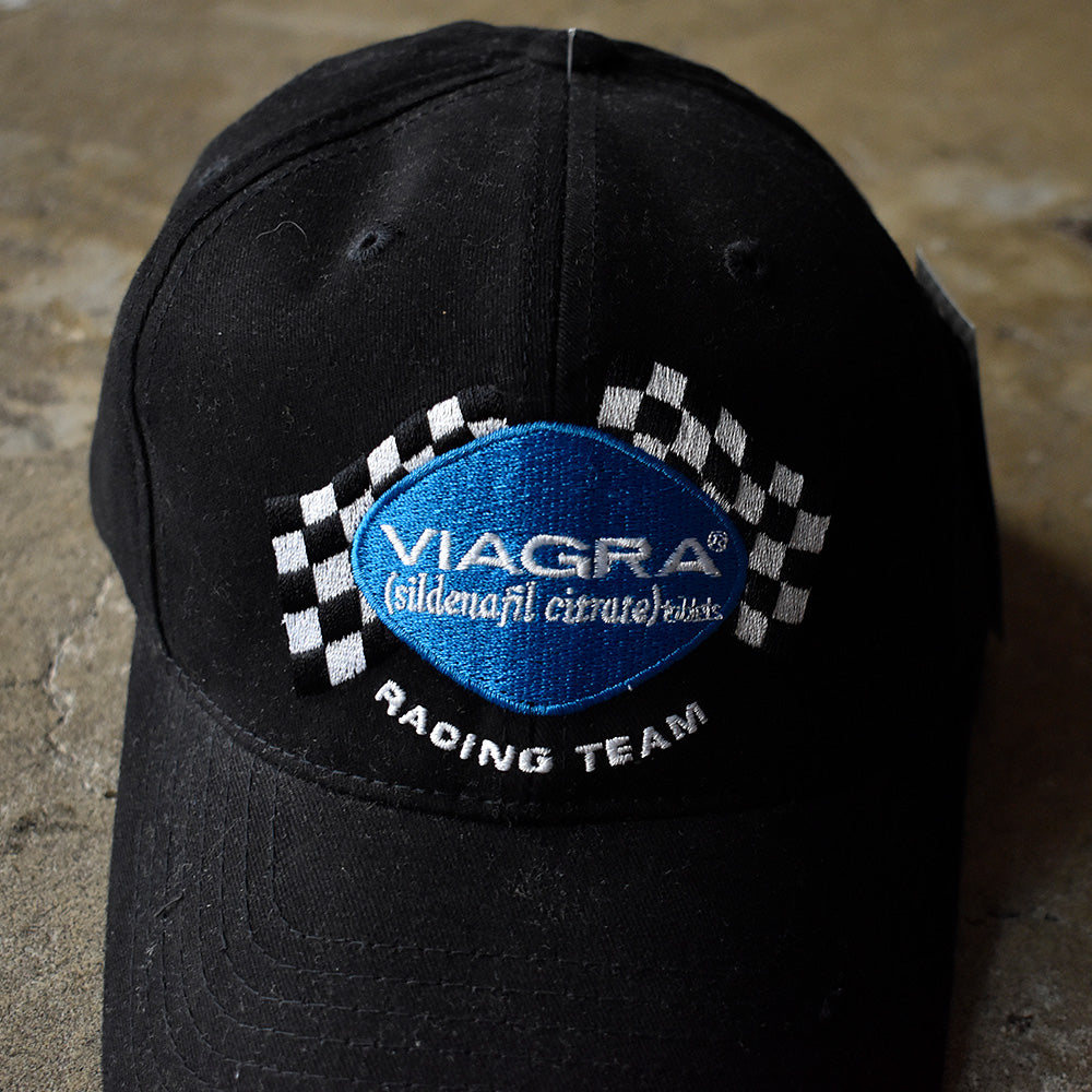 CHECKRED FLAG SPORTS “VIAGRA” 刺繍 NASCAR レーシング キャップ デッドストック 250805H