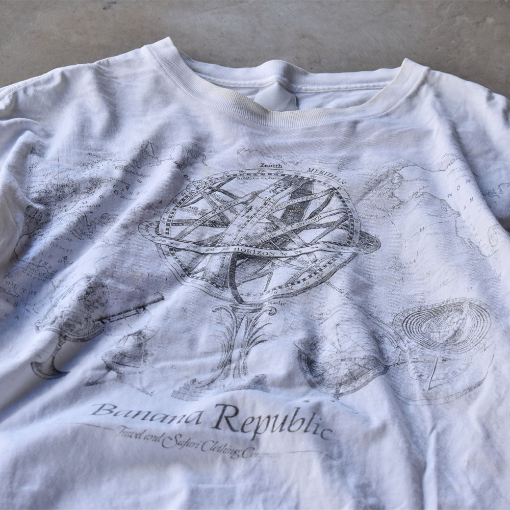 バナナリパブリック 地球儀 アートTシャツ 90年代 ヴィンテージ