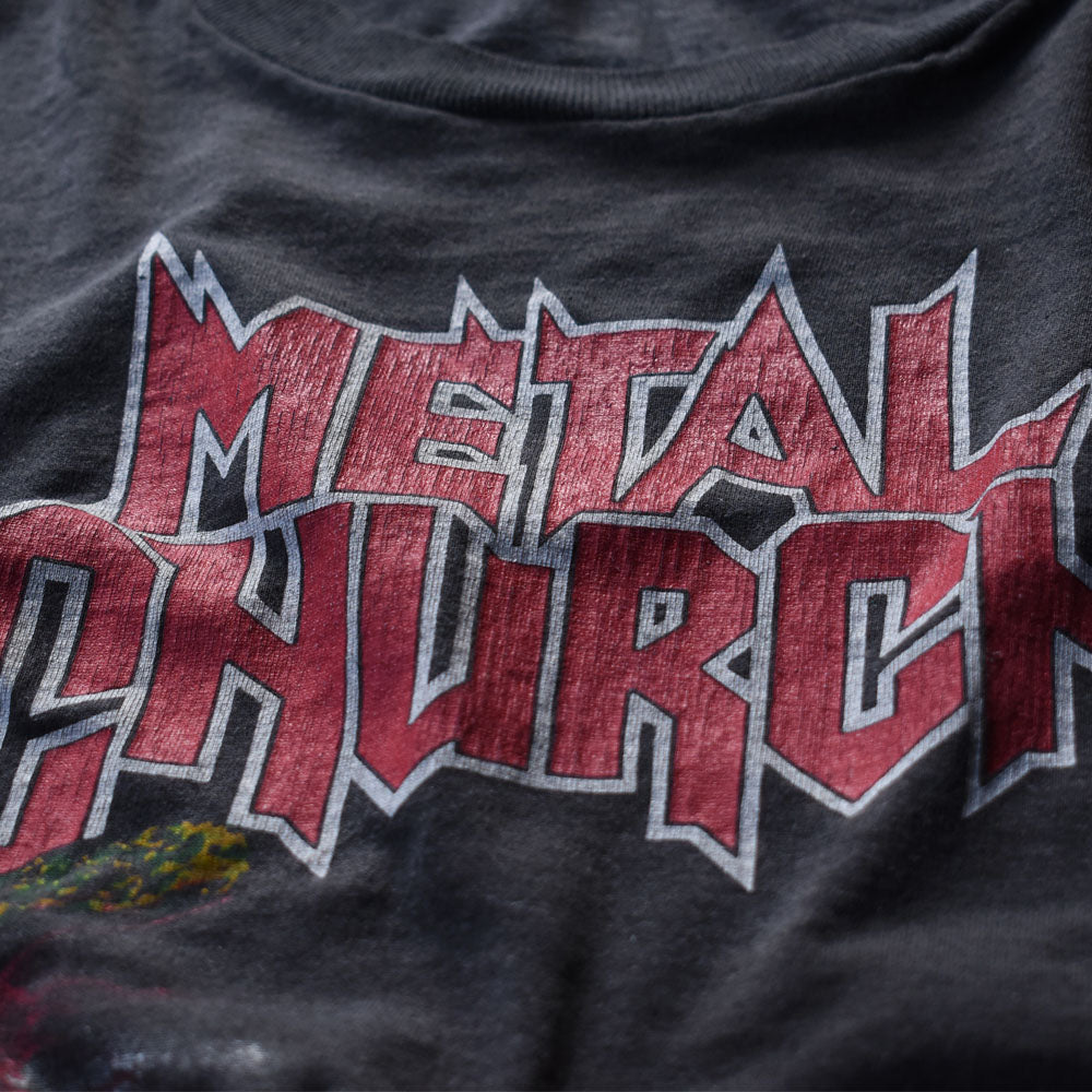 80’s Metal Church “THE BLESSING TOUR 1989” ロック Tシャツ 250923H