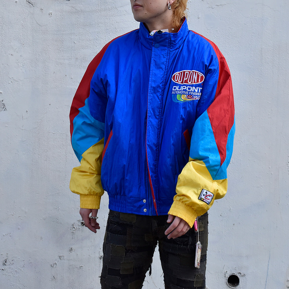 90's Chase Authentics 中綿入り ナイロン レーシングジャケット 240101H